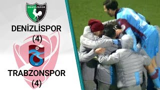 Denizlispor 2 2  4 0 Trabzonspor MAÇ ÖZETİ Ziraat Türkiye Kupası Son 16 Turu Rövanş Maçı [upl. by Anoirb]