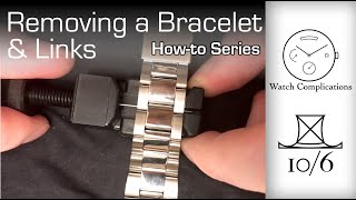 Resizing a watch bracelet Christopher Ward Trident Pro 600 [upl. by Garrard]