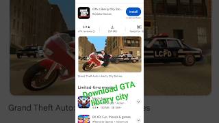 How to download gta liberty City game shorts viral [upl. by Hassadah]