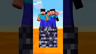 HELP Herobrine And His Friends To Stop The Bedrock Sinking friendship shorts trending anime [upl. by Ynnaej525]