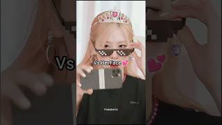 Her hands vs Her face blackpink shorts viral trending related relatable rosé Pinkblink16 [upl. by Melnick]