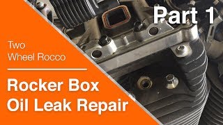 How To Harley Davidson Sportster Rocker Box Oil Leak Repair [upl. by Adiela121]