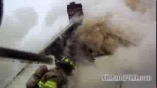 Helmet Cam Footage 3 Alarm Fire  Shenandoah PA  123113 [upl. by Nert]