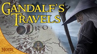 The Complete Travels of Gandalf  Tolkien Explained [upl. by Vitek]