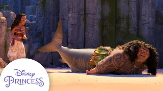 Moana amp Mauis Wild Ocean Encounters  Moana  Disney Princess [upl. by Yroffej]