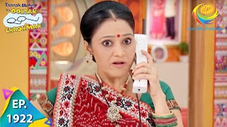 Taarak Mehta Ka Ooltah Chashmah  Episode 1922  Full Episode [upl. by Glenn]