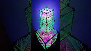 LED lights string art Cubes homeevent decor [upl. by Yruy108]