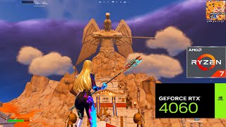 RTX 4060 🎮  Ryzen 7 5800X ⚙️  Fortnite CHAPTER 5 BATTLE ROYALE 🏆  PERFORMANCE MODE FPS TEST 🚀 [upl. by Hammerskjold53]