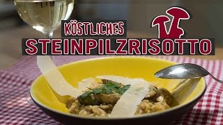 Steinpilzrisotto  lecker leichte Herbstküche  Sternekoch Kolja Kleeberg [upl. by Einnij66]