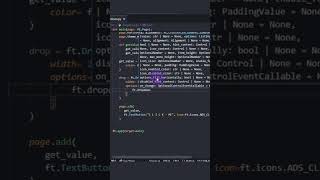 Drop down em Flet tutorial pythonbr devs flet framwork flettutorial tecnologia [upl. by Laurette]