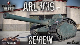 ARL V39 Review  Wot Blitz [upl. by Ellehcal750]