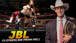 Wwe JBL Clothesline From Hell Compilation [upl. by Nirak]