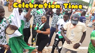 Nigerians In Cameroon Celebrate Victory Over Sudan in AfCon2021 afcon2022 [upl. by Summers]