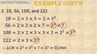 MULTIPLES AND LOWEST COMMON MULTIPLE EXPLAINED IN DETAILS [upl. by Ax110]