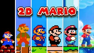 Evolution of 2D Mario [upl. by Elleiand]