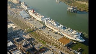 Port Galveston Cruise Cam Live Carnival Breeze Last Day In Galveston [upl. by Ama]