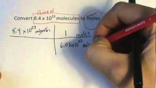 Molecules to Moles Conversion [upl. by Franci]