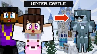 I Found the RAREST WINTER CASTLE in Minecraft [upl. by Rebecka204]