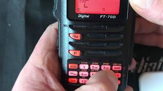 YAESU FT70 in depth programming and wires xEasy radio to program [upl. by Akzseinga]