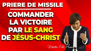 PRIERE COMMANDER LA VICTOIRE PAR LE SANG DE JESUSCHRIST AVEC LA PROPHETESSE FRIDHA MANZIONI [upl. by Zanas]