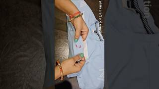 nail polish stain removal from clothes nailpolishnailstainyoutubeshorts [upl. by Leahcimluap]