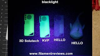 Hello3D Firefly glow in the dark PLA filament review [upl. by Adnilasor]