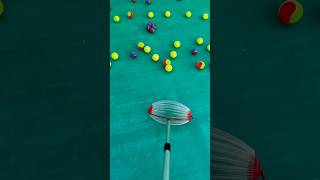 🎾The Easiest Way to Collect Tennis Balls on the Court smartball greenball racket billiardballs [upl. by Miran]