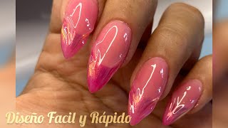 Cómo se hacen relieves en uñas acrílicas ✨ efecto aurora y relieves nailart nailstutorial [upl. by Kiel]