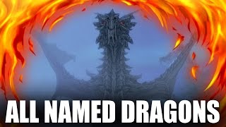 Skyrim  All Named Dragons [upl. by Lorain]