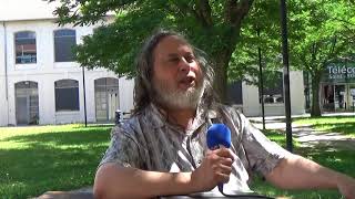 Interview Richard Stallman [upl. by Okomot]