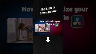 How To STABILIZE Your Clips in DaVinci Resolve [upl. by Charry261]