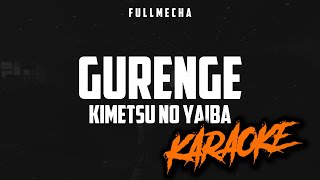 Kimetsu no yaiba Op  Gurenge  KARAOKE Metal version [upl. by Erolyat499]