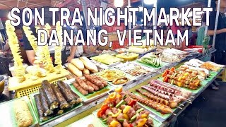 🇻🇳4K Da Nang Vietnam  Son Tra Night Market Walking Tour 2024 [upl. by Eoz440]