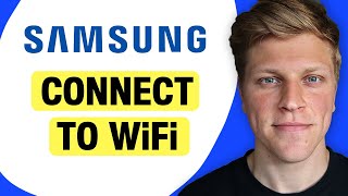 How to Connect Samsung Smart TV to WiFi [upl. by Wylde]