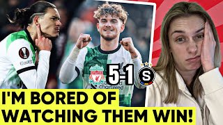 Darwin Nunez Is On Fire Liverpool 51 Sparta Prague Reaction [upl. by Yelnahs]