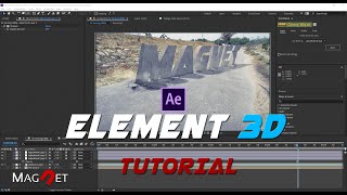 How to Motion Track 3D Text amp Animate in After effects using Element 3D [upl. by Elsy]