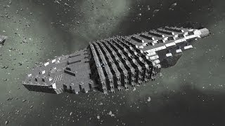 Space Engineers Mega Destroyer [upl. by Jaban579]