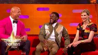 Dwayne Johnson amp Kevin Hart Lose It Over Jodie Whittakers Accent  The Graham Norton Show [upl. by Cerys237]