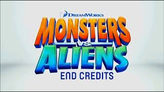 Nickelodeons Monsters Vs Aliens End Credits Normal Pitched [upl. by Enilesor164]