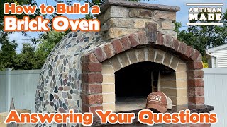 How to Build a Brick Pizza Oven TIMELAPSE Oven Stand and BuiltIn BBQ Area StepbyStep DIY Guide [upl. by Robson]