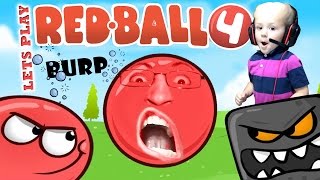 Lets Play REDBALL 4 w CHASE  BURP Contest Volume 1 Levels 18 FGTEEV Kids iPad Gameplay [upl. by Florie141]