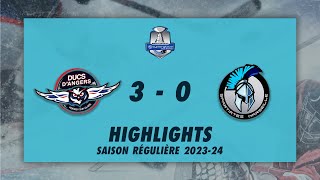 Ducs dAngers 30 Spartiates de Marseille  Highlights  Synerglace Ligue Magnus 202324 [upl. by Hadnama958]