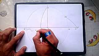 Dividir um circulo ou flange em 9 partes [upl. by Umont]