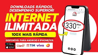 📲🌟 INTERNET ILIMITADA A MELHOR DO BRASIL ANDROID E iOS 🚀💨 [upl. by Sandy]