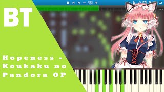 Hopeness  Koukaku no Pandora OP Piano Cover  Sheets [upl. by Nannek]