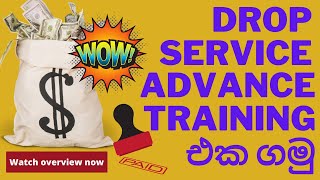 Drop service Advance Training 90day Challenge Overview Make Money Online  Dropservice Sinhala [upl. by Mok956]