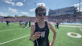 2024 State Track Woodbine’s Landon Bendgen in 1600m Run [upl. by Wells635]