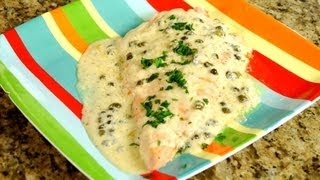 Salmon with Caper Sauce easy and quick [upl. by Narat]