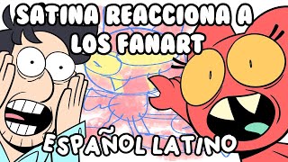 Satina Reacciona a los Fan art Español Latino [upl. by Arukas]