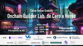 Onchain Builder Lab  Clase 5 P1  Intro a Criptografía [upl. by Cozza918]